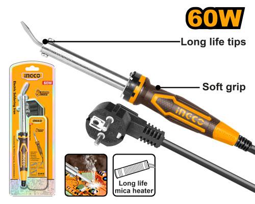 SI0368 - INGCO FER A SOUDER ELECTRIQUE A TETE COURBEE 60W AU MAROC [SI0368] — outil INGCO — Maroc —