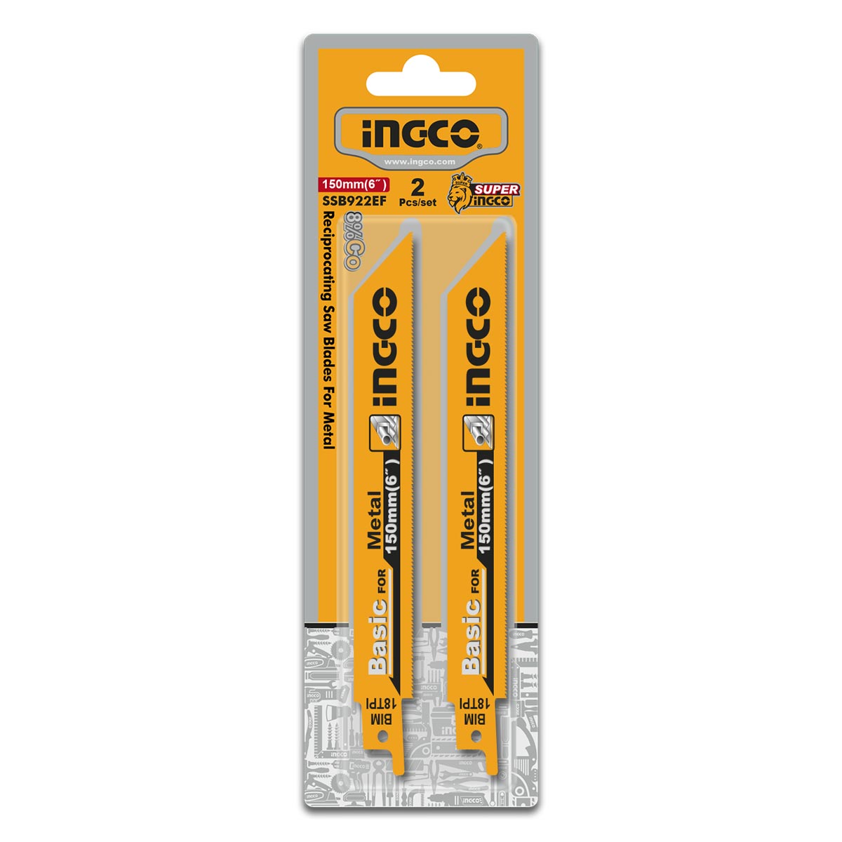 SSB922EF - INGCO LAMES POUR SCIE SABRE 2PCS METAL AU MAROC [SSB922EF] — scie INGCO — Maroc — — vue 2