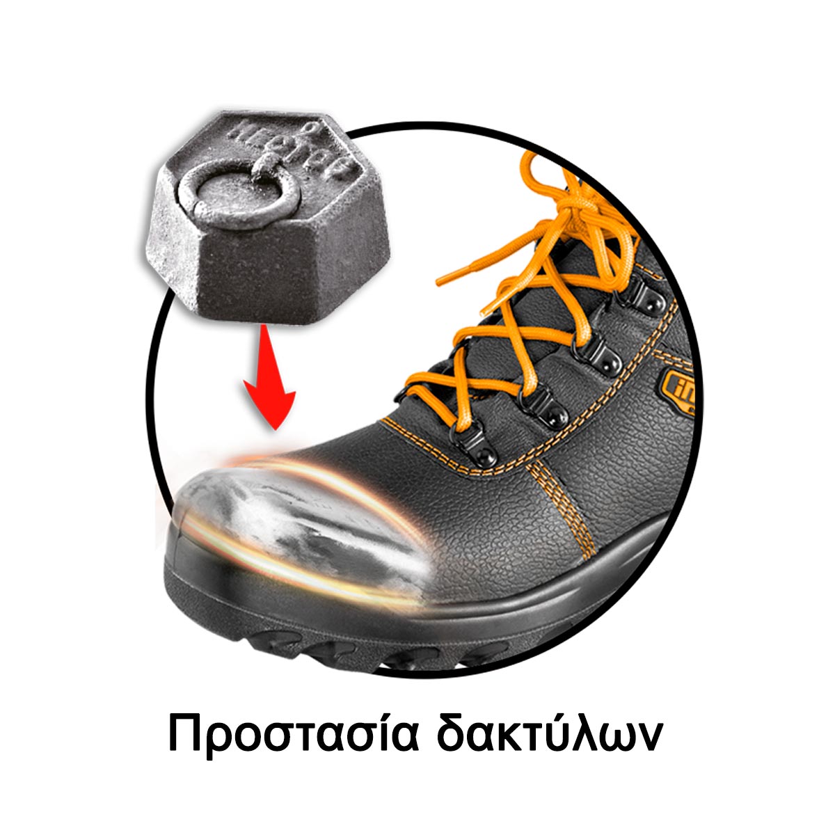 SSH04SB.46 - INGCO CHAUSSURES SECURITE TAILLE 46 AU MAROC [SSH04SB.46] — équipement de sécurité INGCO — Maroc — — vue 2