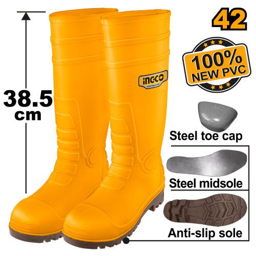 SSH092S1P.42 - INGCO BOTTES DE SECURITE S1P TAILLE42 AU MAROC [SSH092S1P.42] — outil INGCO — Maroc —