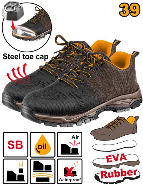 SSH82SB.39 - INGCO CHAUSSURES DE SECURITE SB T 39 AU MAROC [SSH82SB.39] — équipement de sécurité INGCO — Maroc —