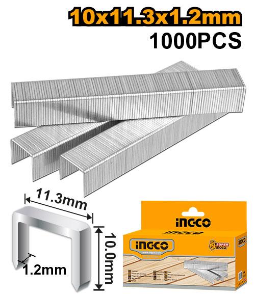 STS0210 - INGCO BOITE AGRAFE 1000PCS 10MM*1.2MM POUR HSG1405 AU MAROC [STS0210] — outil INGCO — Maroc —