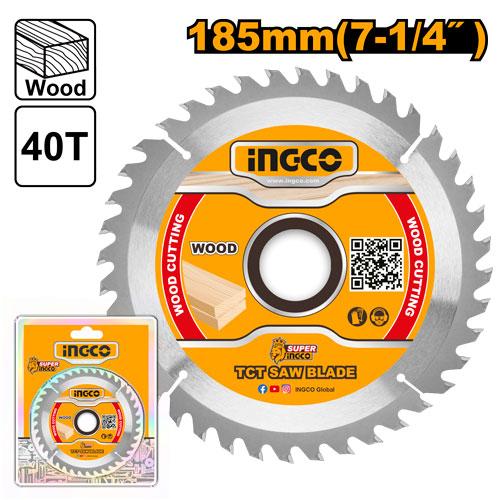 TSB118515 - INGCO DISQUE ALU 185MM 40 DENTS AU MAROC [TSB118515] — disque accessoire INGCO — Maroc —