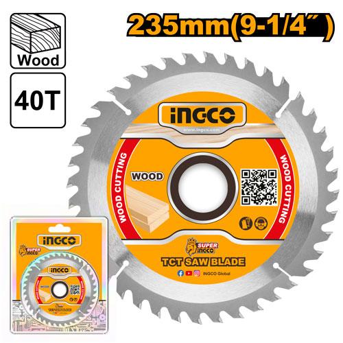 TSB123525 - INGCO DISQUE SCIE CIRCULAIRE 235MM 40D COMPATIBLE CS2358 AU MAROC [TSB123525] — scie INGCO — Maroc —