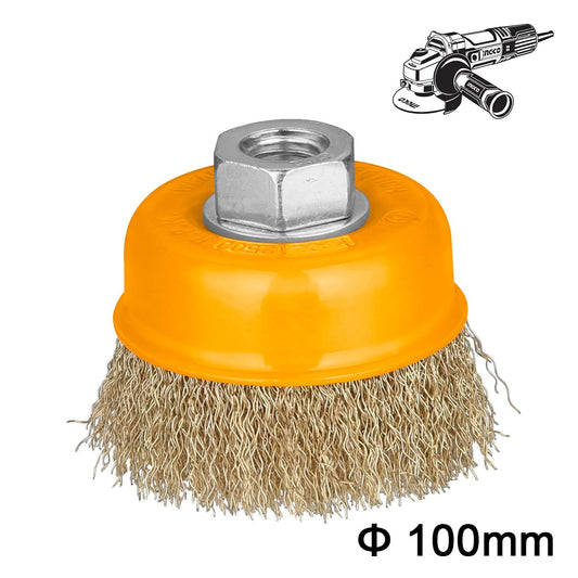 WB11001 - INGCO BROSSE METALLIQUE 100MM AU MAROC [WB11001] — outil INGCO — Maroc — — vue principale