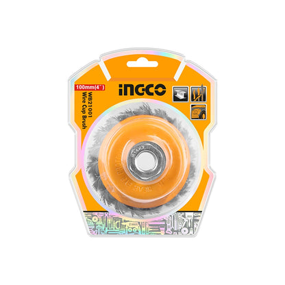 WB21001 - INGCO BROSSE METALLIQUE TORSADEE 100MM AU MAROC [WB21001] — outil INGCO — Maroc — — vue 2