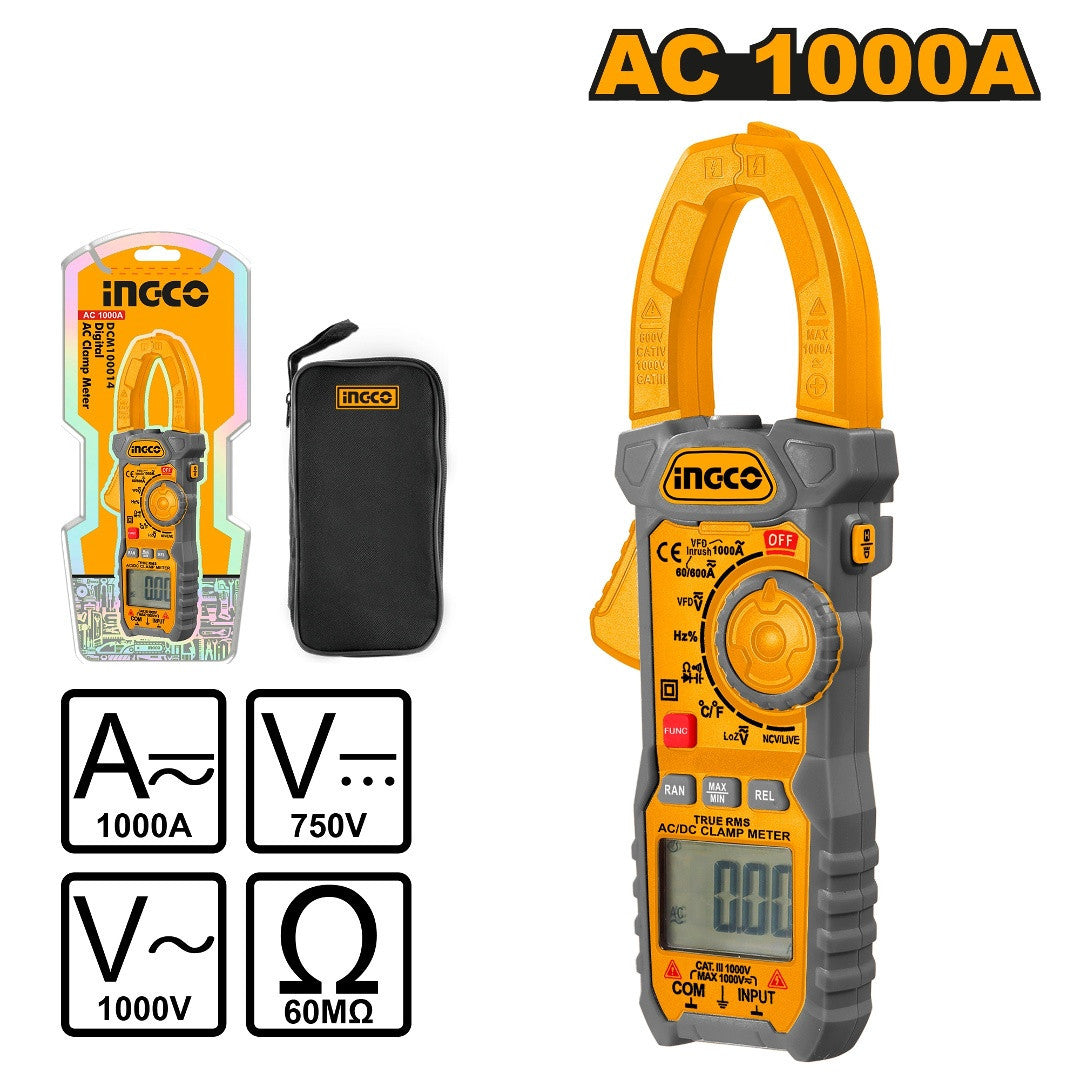 DCM100014 - INGCO PINCE MULTIMÃˆTRIQUE CAT.III 1000V SS INGCO AU MAROC [DCM100014] — outil INGCO — Maroc —