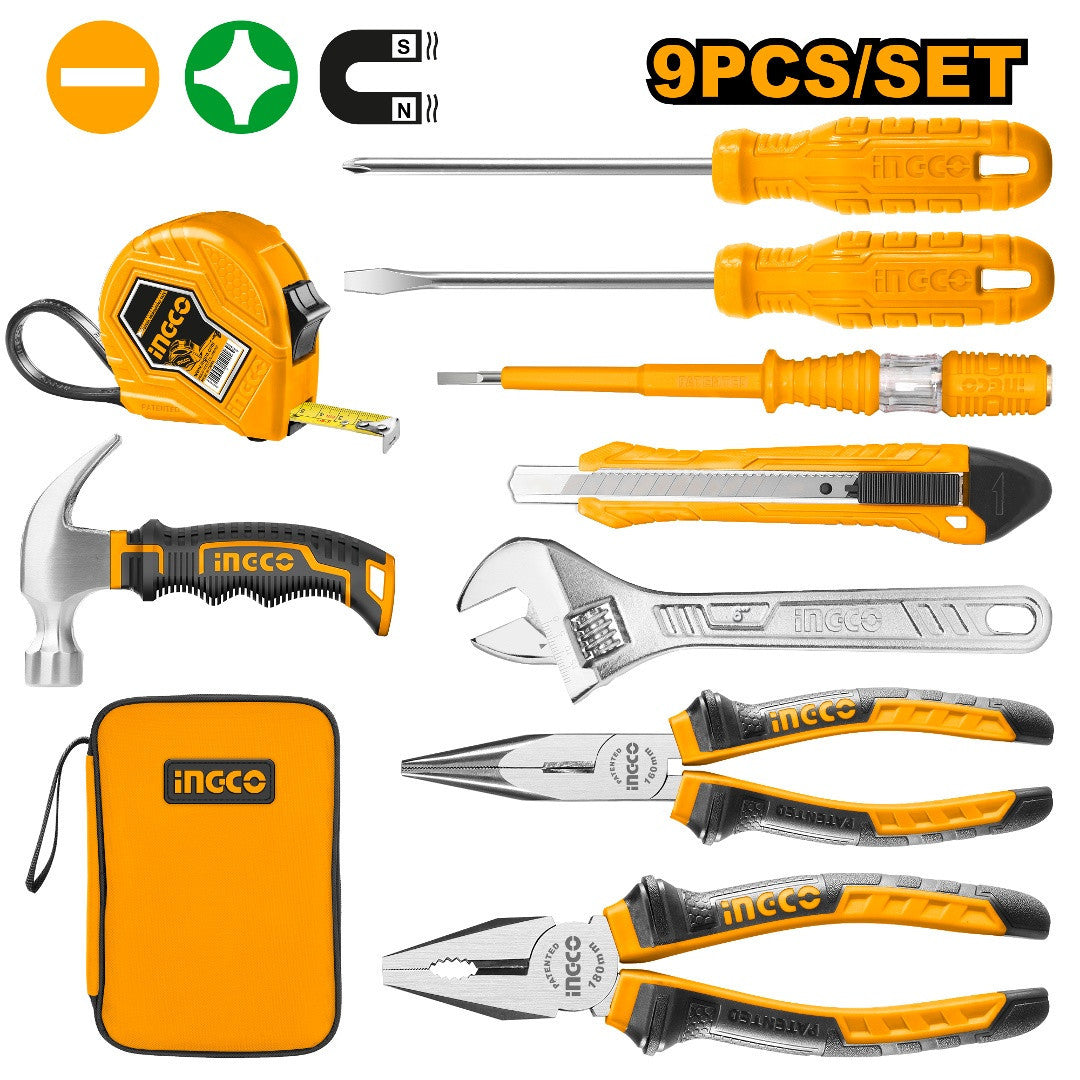 HKTH10809 - INGCO SET DE 9 OUTILS A MAIN AU MAROC [HKTH10809] — outil INGCO — Maroc —