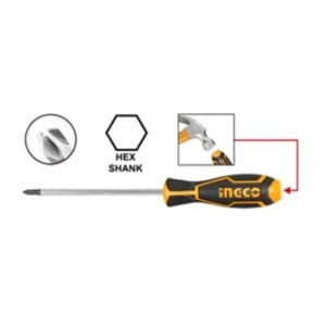HGTSPH2150 - INGCO TOURNEVIS A ZONE DE FRAPPE VIS PHILLIPS 6*150 MM AU MAROC [HGTSPH2150] — tournevis INGCO — Maroc —